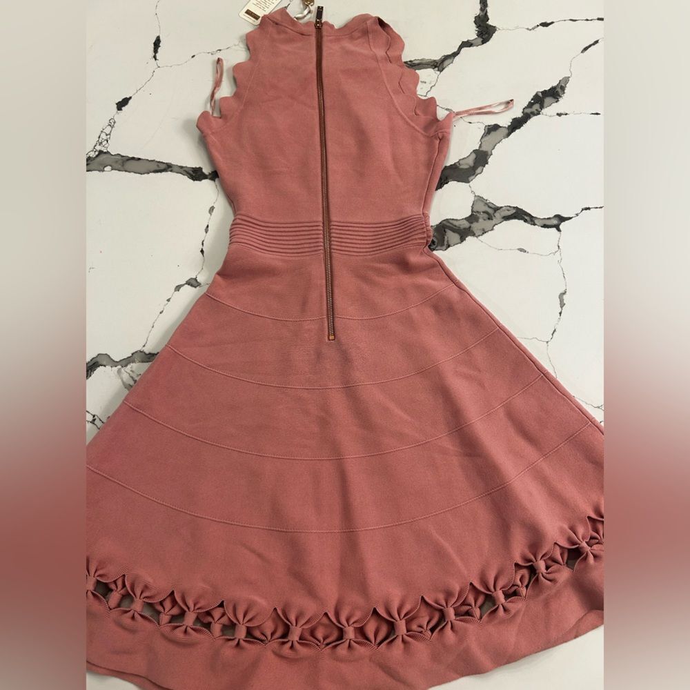 NEW Ted Baker Cherina Bow Detail
Fit & Flare Knit Dress. NWT - Picture 8 of 8
